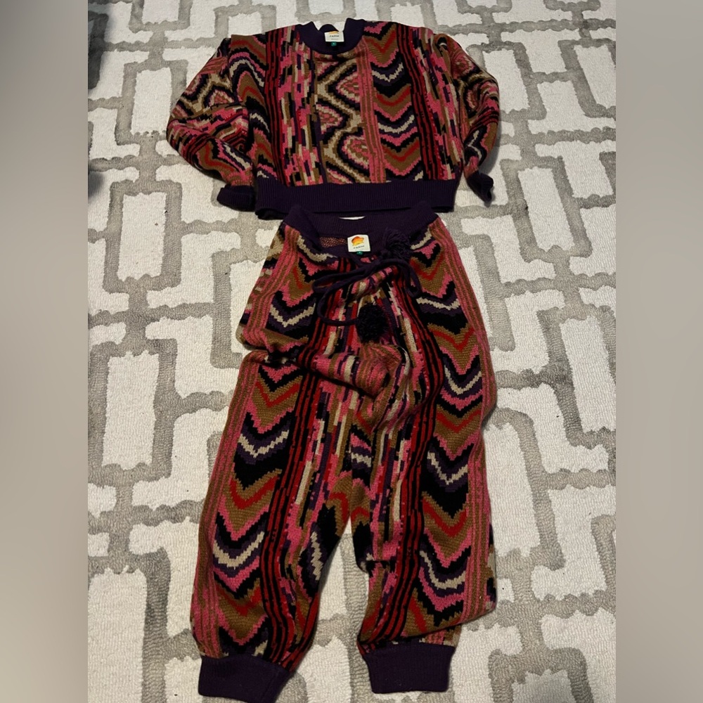FARM RIO sweater jogger SET